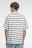 Футболка oversize fit хлопковая в полоску - цвет черный - 4