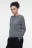 Свитер вязаный премиум из 100% шерсти мериноса - цвет серый - 3