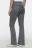 Джинсы клеш с высокой посадкой и открытыми срезами - цвет серый - 3