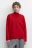 Свитер SOFTJUMPER оверсайз с воротником - цвет красный - 1