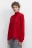 Свитер SOFTJUMPER оверсайз с воротником - цвет красный - 2