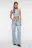 Джинсы wide leg широкие с заниженной посадкой - цвет голубой - 4