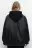 Куртка-бомбер oversize с трикотажным капюшоном - цвет черный - 5