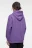 Толстовка oversize флисовая утепленная с капюшоном - цвет фиолетовый - 3