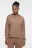 Толстовка oversize трикотажная с капюшоном - цвет коричневый - 2