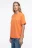 Футболка oversize хлопковая однотонная - цвет оранжевый - 2