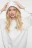 Худи oversize хлопковая на молнии с капюшоном - цвет белый - 8