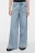 Джинсы широкие с низкой посадкой и открытыми срезами - цвет голубой - 2