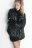 Куртка-рубашка oversize стеганая - цвет черный - 8