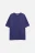Футболка oversize хлопковая однотонная - цвет синий - 7