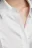 Блузка-рубашка oversize шифоновая прозрачная с манишкой - цвет белый - 6