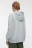 Худи oversize из футера на молнии с капюшоном - цвет серый - 4