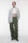 Худи oversize из футера на молнии с капюшоном - цвет серый - 1
