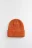 Шапка-бини вязаная из переработанного полиэстера - цвет оранжевый - 1