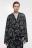 Блузка oversize домашняя сатиновая с длинным рукавом - цвет мультиколор - 2