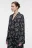Блузка oversize домашняя сатиновая с длинным рукавом - цвет мультиколор - 3