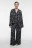 Блузка oversize домашняя сатиновая с длинным рукавом - цвет мультиколор - 1