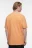 Футболка oversize хлопковая удлиненная - цвет оранжевый - 4