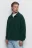 Толстовка oversize флисовая с воротником на молнии - цвет зеленый - 3