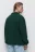 Толстовка oversize флисовая с воротником на молнии - цвет зеленый - 4