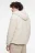 Худи oversize на молнии флисовая с капюшоном - цвет ванильный - 5