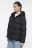Куртка oversize стеганая утепленная с капюшоном - цвет черный - 3