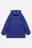 Куртка oversize стеганая утепленная с капюшоном - цвет синий - 10