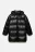 Пуховик oversize стеганый на натуральном утеплителе - цвет черный - 8