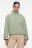 Толстовка oversize из флиса с воротником на молнии - цвет серый - 2