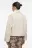 Толстовка oversize из флиса с воротником на молнии - цвет бежевый - 3