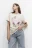 Футболка oversize с картинами и надписями - цвет бежевый - 7