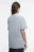Футболка oversize хлопковая однотонная - цвет серый - 3