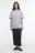Футболка oversize хлопковая однотонная - цвет серый - 4