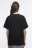 Футболка oversize хлопковая однотонная - цвет черный - 3
