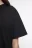 Футболка oversize хлопковая однотонная - цвет черный - 6