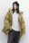 Куртка-пуховик oversize на натуральном утеплителе - цвет зеленый - 1