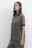 Футболка oversize хлопковая с принтом - цвет зеленый - 3