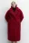 Шуба oversize длинная из искусственного меха - цвет красный - 2