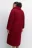 Шуба oversize длинная из искусственного меха - цвет красный - 4