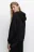 Толстовка на молнии oversize с вареным эффектом - цвет черный - 5