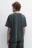 Футболка oversize хлопковая с вареным эффектом - цвет серый - 3