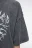 Футболка oversize хлопковая в стиле гранж - цвет серый - 7