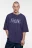 Футболка oversize с принтом в стиле метаверс - цвет фиолетовый - 4