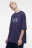 Футболка oversize с принтом в стиле метаверс - цвет фиолетовый - 5