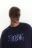 Футболка oversize с принтом в стиле метаверс - цвет фиолетовый - 1