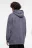 Худи oversize утепленная с состаренным эффектом - цвет сливовый - 3