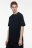 Футболка oversize с принтом-надписью - цвет черный - 2