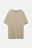 Футболка oversize с принтом-надписью - цвет бежевый - 7
