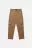 Брюки прямые хлопковые с карманами карго - цвет бежевый - 9