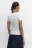 Футболка slim из органического хлопка - цвет белый - 4